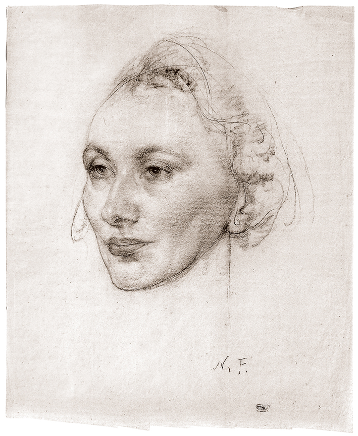  Nicolai Ivanovich Fechin —— 年轻女人肖像 (3)